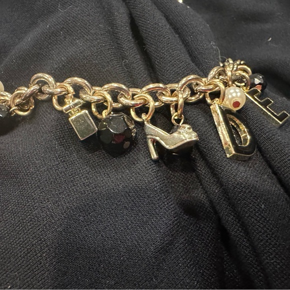 Dolce & Gabbana Gold and Black Charm Bracelet - Picture 6 of 11